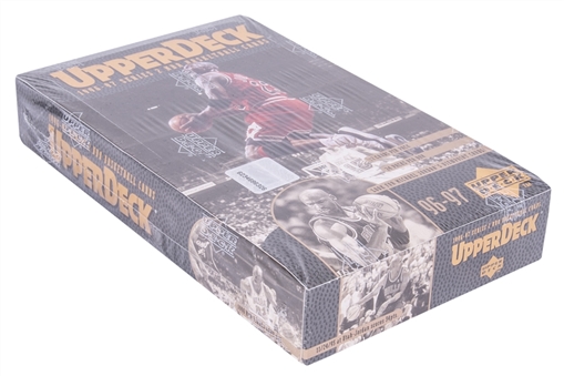 1996-97 Upper Deck Basketball Unopened Hobby Box (24 Packs) - Possible Kobe Bryant Rookie Card!